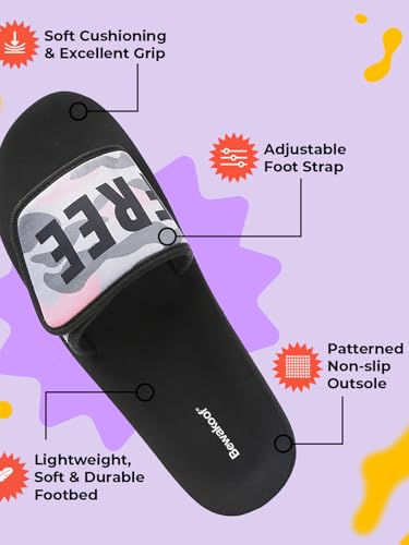Image of Bewakoof Men's Printed EVA Sliders