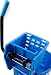 Carlisle 3690814 Mop Bucket with Side Press Wringer, 26 Quart / 6.5 Gallon, Blue