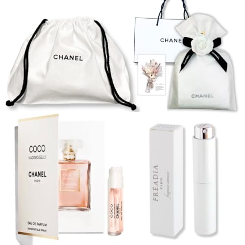 【国内正規品・セット品】CHANEL シャネル ココ マドモアゼル EDP オードゥパルファム ミニ 香水 ポーチ 巾着袋 アトマイザー ギフト お返し 誕生日 プレゼント クリスマス ホワイトデー