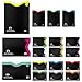 18 RFID Blocking Sleeves (14 Credit Card Holders & 4 Passport Protectors) Ultimate Premium Identity Theft Protection Sleeve Set for Men & Women. Smart Slim Profile Design (Color Numbered Versatile)