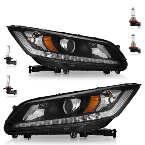KarSpareHub Halogen Headlights for 2013-2015 Honda Accord 4-Door Sedan by KarSpareHub - Used condition - US$178.09
