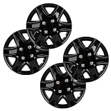 13 Inch Corrosion-Free & Sturdy Full Heat & Impact Resistant Grade OEM Replacement Pack of 4 Wheel Cover Replacement R13 Hub Caps Universal Wheel Rim Cover