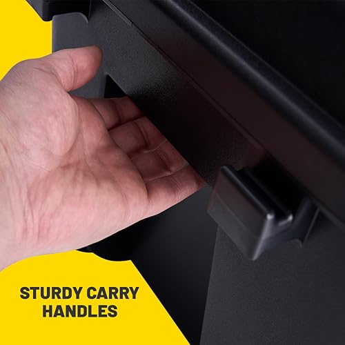 Image of Plano 5 Pack Small Sportsman's Trunk for Outdoor Gear and Tools with Integrated Easy-Glide Wheels for Smooth Transport, Black