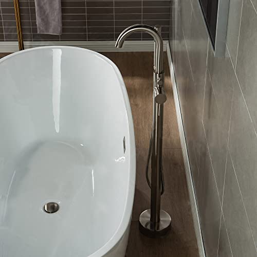 WOODBRIDGE F 0001 F0001BN Faucet, (L) 10 3/4" x (W) 6-1/4" x (H) 43-7/8, Brushed Nickel by WOODBRIDGE - Image 8