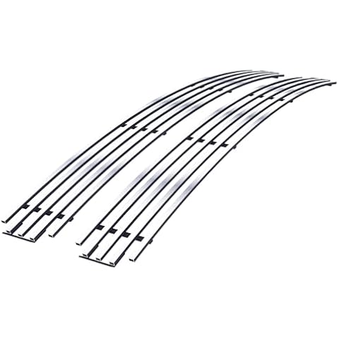 Off Roader eGrille Premium Stainless Steel Chrome 8x6 Billet Grille Compatible with Chevy Blazer C K Pickup Suburban 1994-1999 & 95-99 Tahoe Main Upper BGC-8C4988L Cover