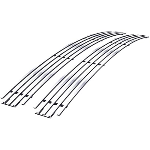 APS Compatible with Chevy Blazer C K Pickup Suburban 1994-1999 & 95-99 Tahoe Main Upper Stainless Steel Chrome Polished 8x6 Horizontal Billet Front Grill Grille Insert C85011S