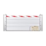 YXCMD Heavy Duty Aluminum Flood Gates with Leakproof Design Movable Panels for Garage Door Basement Entrance(H 40,L 120cm)