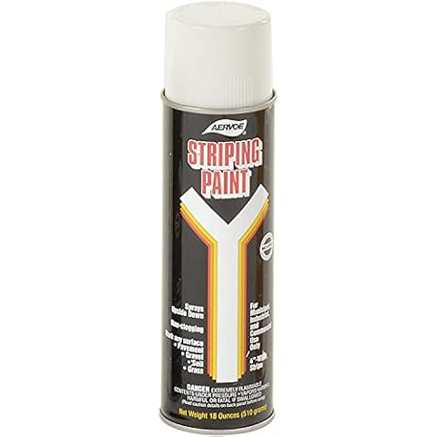 Aervoe 710 White Line Striper Spray Paint, Lot of 12 Cover