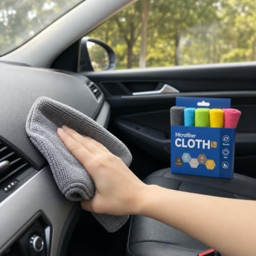 Microfiber Cleaning Cloths, Ultra-Soft Absorbent Towels — 사진 5