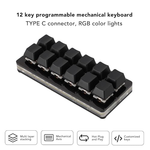 Teclado Gamer 12 Teclas Mecánico USB-C RGB miniatura 5