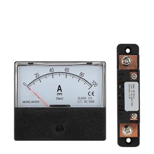 Ampèremètre cc DH-670 pour surveiller la charge de batterie, jauge de courant 10A