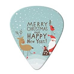 Lot de 6 médiators « Merry Christmas And Happy New Year » pour guitare acoustique, guitare électrique, basse, ukulélé… - Les Beatles, Paul McCartney, John Lennon, RIngo Starr, George Harrison Lot de 6 médiators « Merry Christmas And Happy New Year » pour guitare acoustique, guitare électrique, basse, ukulélé… – Image 3