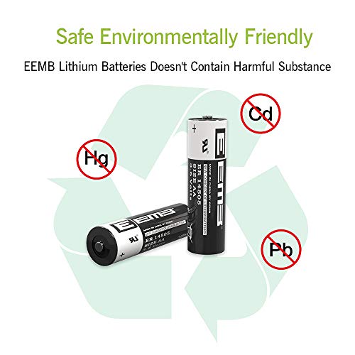 EEMB 10Pack ER14505 Battery 3.6V AA Lithium Batteries 2700mAh Li-SOCL₂ Non-Rechargeable Battery SB-AA11 LS14500 TL-5903 SL-360 14500 ER14500 for Door Gate Sensor Water Electricity Gas Meter by EEMB - Image 6