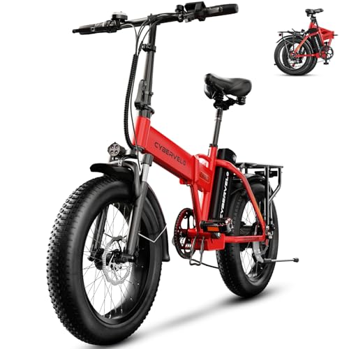 1000W Folding Electric Bike for Adults, 48V/20AH Foldable E-Bike with