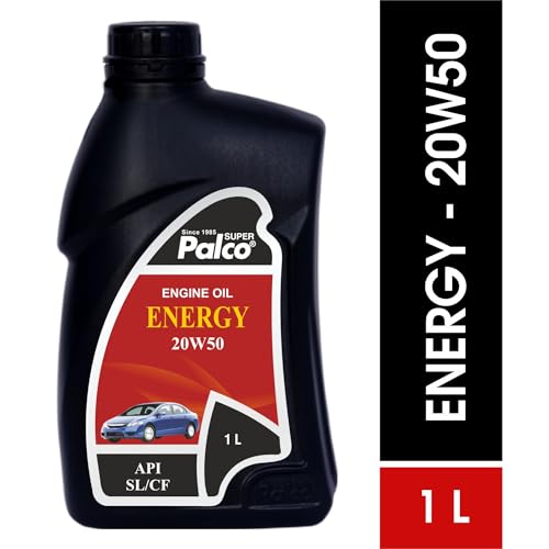 Image of PALCO Energy 20W50 Engine Oil for Cars - Multigrade Car Engine Oil 1L (Pack-2)