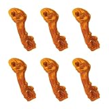 PAWUP Turkey Dog Treats – Long Lasting Chew Sticks with Beef Tendon, Healthy Bones for Small Dogs (13g/Stick, 6 Counts)