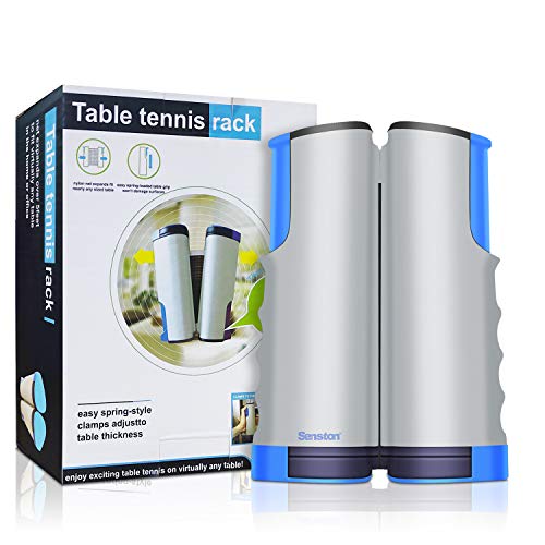 Senston Red de Tenis de Mesa retráctil, Reemplazo de Red de Ping Pong portátil, Red de Accesorios de Ping Pong para Cualquier Mesa(Gris)