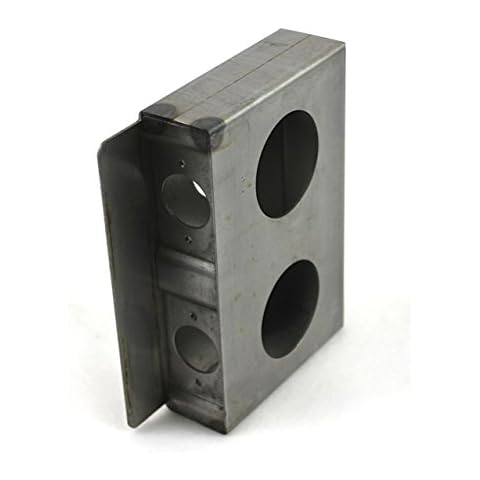 WYZBEN Gate Lockbox Double Hole Steel Cover