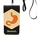 Body Internal Organs Stomach Phone Wallet Purse Hanging Mobile Pouch Black Pocket