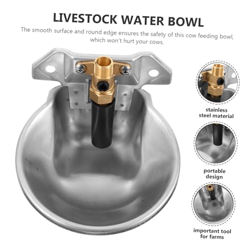 Toddmomy Tigela Automática De Água Potável Para Vacas Bebedouro Para Vacas De Fazenda Alimentador De