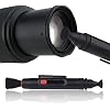 Camkix Camera Lens Cleaning Kit - Air Blower, 2in1 Lens Cleaning Pen, Cleaning Brush, Spray Bottle w/Cleaning Solution, Lens Cleaning Paper Tissue (Without Fluid)