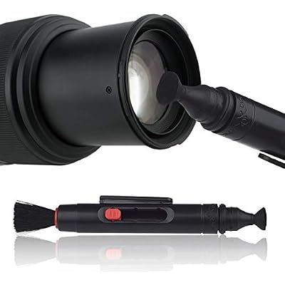 Camkix Camera Lens Cleaning Kit - Air Blower, 2in1 Lens Cleaning Pen, Cleaning Brush, Spray Bottle w/Cleaning Solution, Lens Cleaning Paper Tissue (Without Fluid)