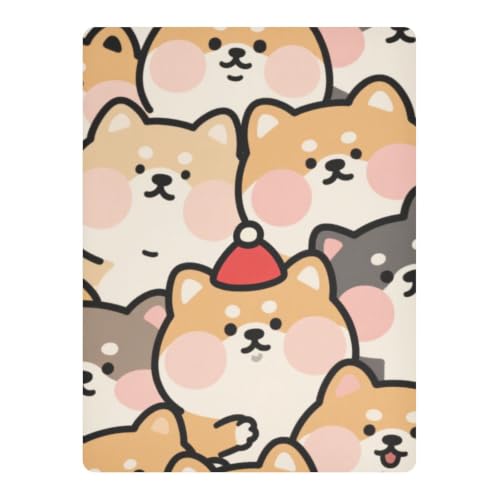 Drap de lit imperméable enfant contre les fuites motif Shiba - 3