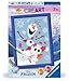 Produktbild Ravensburger CreArt 28484 - Fröhlicher Olaf - Malen nach Zahlen Disney Frozen für Kinder ab 7 Jahre