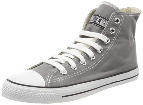 Ethletic Unisex Sneaker Hi Fair Trainer White Cap urban Grey | just White 36 Fair | Vegan | Nachhaltig