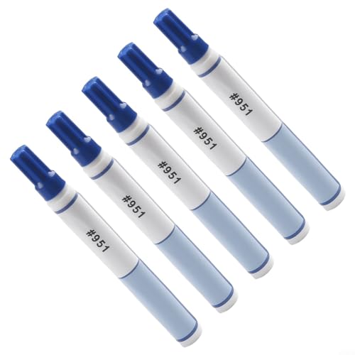 HpLive Stylo de flux 5 pièces de flux de soudure électronique 5 × 10 ml 951 Stylo de soudage à faible teneur en solides sans nettoyage pour soudage PCB