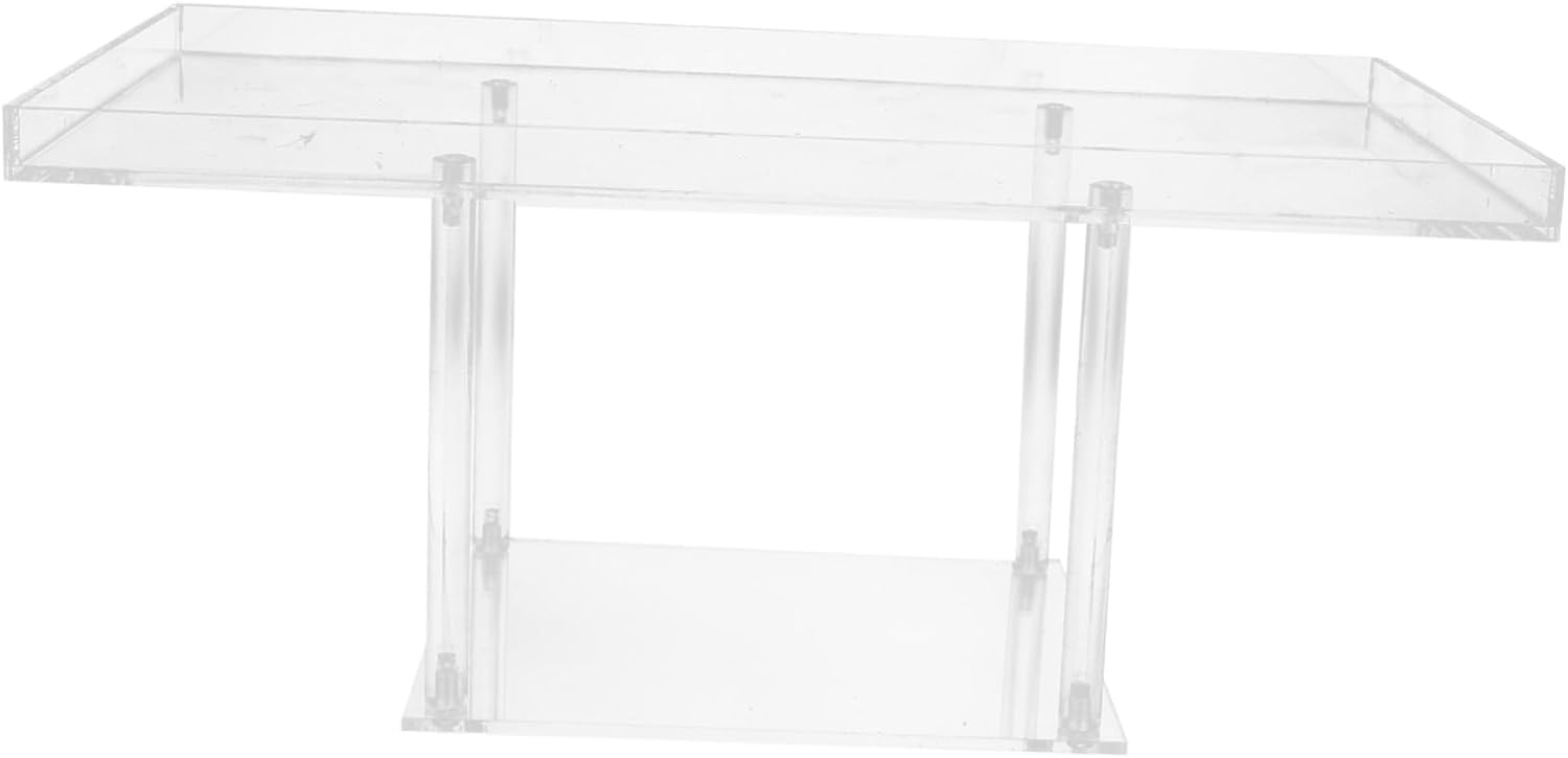 Acrylic Display Riser for Handicrafts Storage Shelf for Cupcakes and Perfumes Versatile Organizer Stand for Home and Events