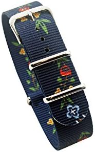 HNS Watch Bands - Choice of Pattern & Width (18mm, 20mm, 22mm) - Ballistic Premium Nylon Watch Straps