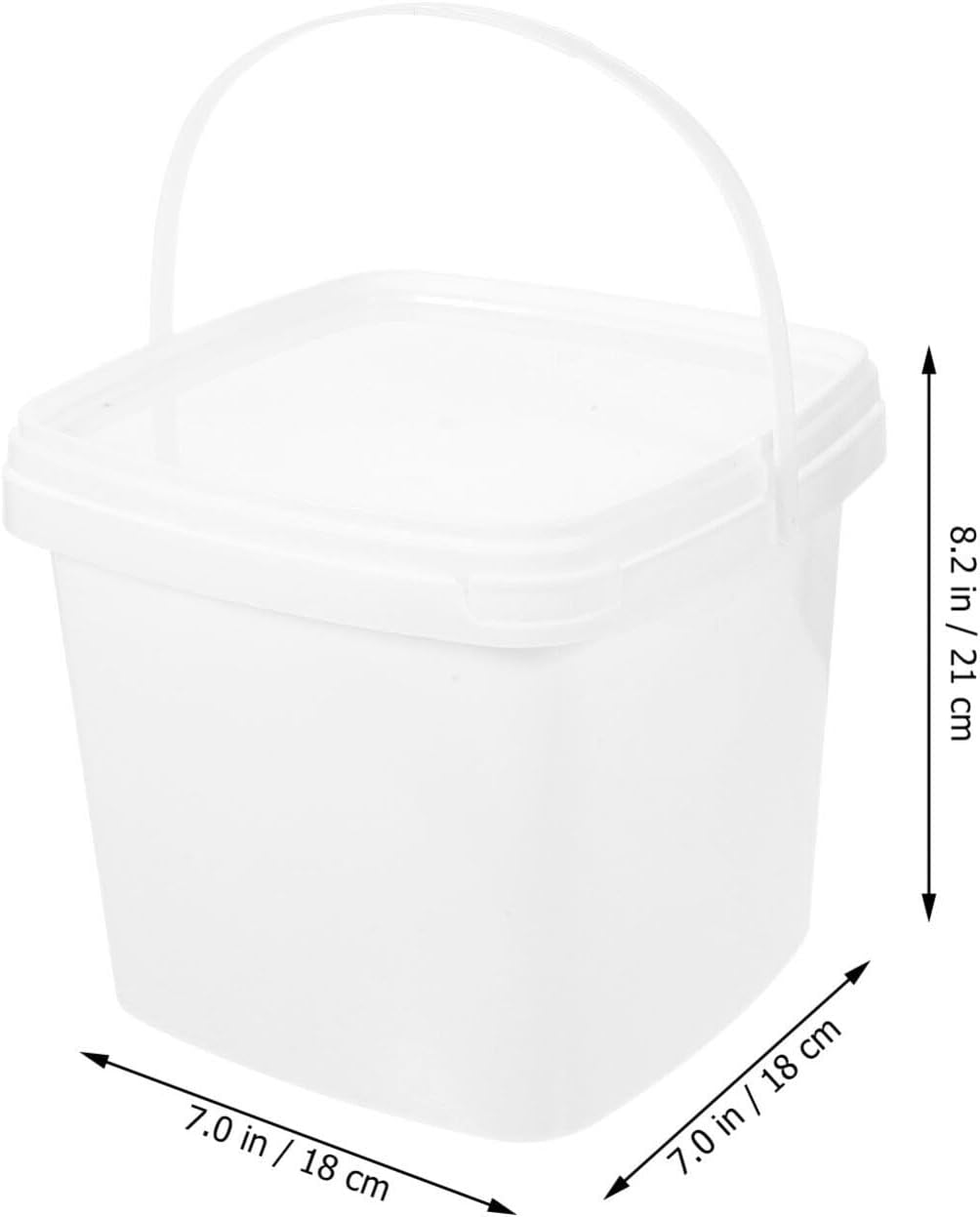Water Container for Farm Bucket Plastic Thickened Plastic Bucket Water Empty Multipurpose Storage ing Small