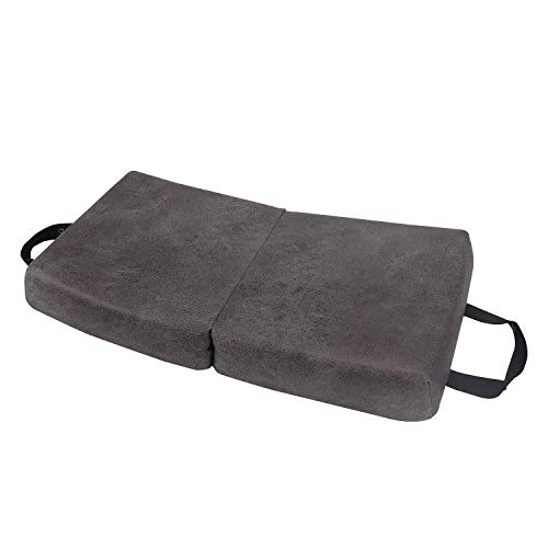 Safoner Extra Thick Garden Memory Foam Kneeling Cushion Mat for Work Gardening, Folding Bath Kneeler Pad
