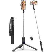 GRIFEMA Palo Selfie y Trípode para Móvil Extensible (107cm)