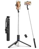 GRIFEMA Perche Selfie Trépied pour Smartphone, Extensible 107cm avec...