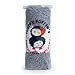JJ KENT Fluffy Puffins Microfiber Hand Towels - Set of 3 Fluffy Hand Towels with Wall Hook Attachment - Quick and Easy Hand Drying Puffs