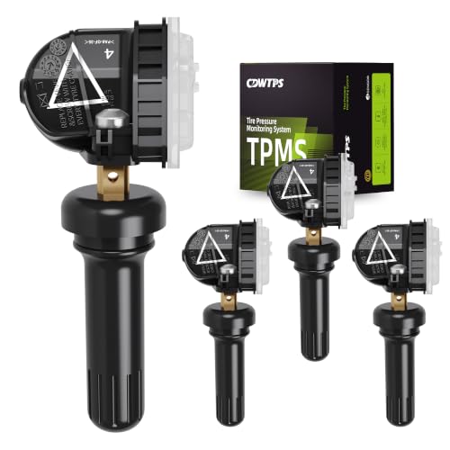 TPMS Sensor,GM 433Mhz Tire Pressure Monitor Sensor Compatible with Chevy, GMC, Cadillac & Buick - Camaro, Cruze, Malibu, Silverado, Sierra, Terrain, Yukon, Lacrosse-Replace#13598773 13516165-4 Pack