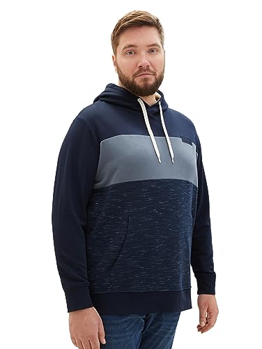 TOM TAILOR Veste zippée homme noire classique à capuche taille M