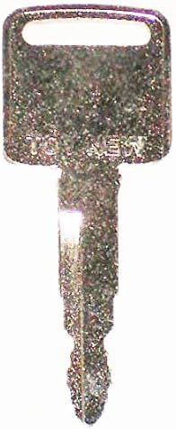 Keyman Replacement Forklift Ignition Key Made to fit Toyota Forklifts New Style fits Newer Models