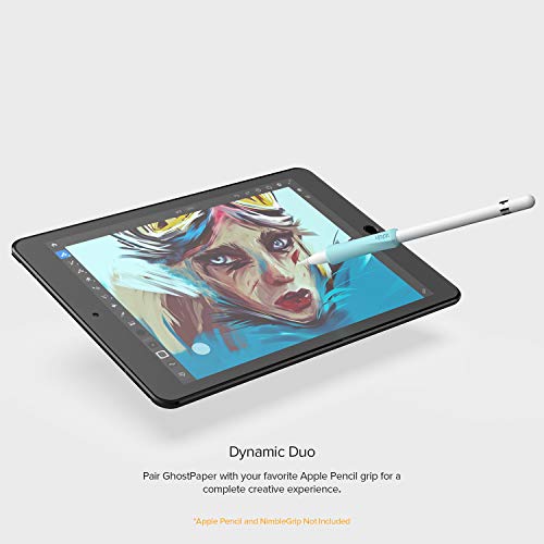 UPPERCASE GhostPaper Premium Paper feel Texture Film, Matte Screen Protector for Writing, Sketching, Drawing Compatible with iPad Pro 11\" with or without M1 Chips or 2020 iPad Air 10.9\"