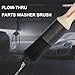Flow-Thru Parts Washer Brush Parts Cleaning Brush(3.6 Ounce,10.62 Inch) with 28 Inch Long Hose Connects to Parts Washer Nozzle (White)