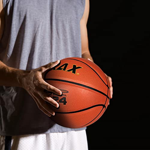 Urax Basketball Official 29.5"(Size 7) Outdoor/Indoor, Composite Pu Leather Street Basketball Game Ball For Training/Match(Brown) #TOP6