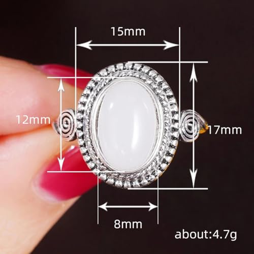 White Gold Plated Oval Engagement Rings Wedding Bridal Band Promise Rings Evening Parties Anniversary Valentine's Day Gifts Eternity Bands for Women2