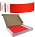 Goldistock Select Series with Box - Tyvek Wristbands Neon Red 500 Count - 3/4" Premium Tyvek - Event Identification Bands (Paper - Like Texture)