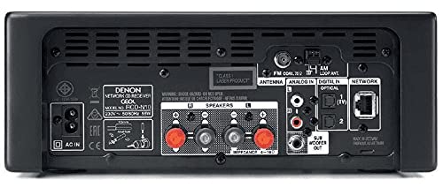 Denon RCD-N10 - Receptor de CD (Wi-Fi, Bluetooth, Airplay, Heos, Amazon Alexa) Receptor de CD de Red.