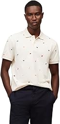 Tommy Hilfiger Mens Short Sleeve Polo Shirts in Regular Fit with Stretch and Organic Pique Cotton