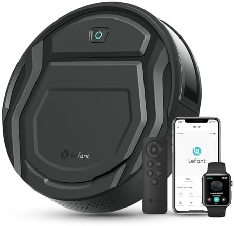 LEFANT Robot Aspirador, 2200Pa Succión, Robot Aspirador Autocarga...