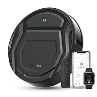 Lefant M210 Staubsauger Roboter mit 2200 Pa Saugkraft, 120 Min. Laufzeit, automatischer Andockstation, leiser und intelligenter Navigation, für Tierhaare, Hartböden und Teppiche, Schwarz – Ansicht 1