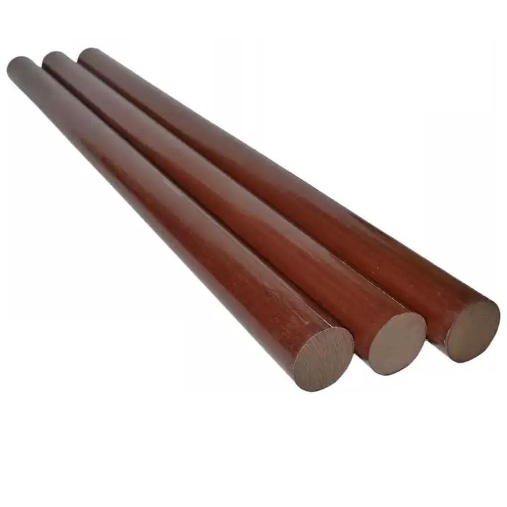 1 Barre En Bakélite De 20 Mm, 25 Mm, 30 Mm, Tige Stratifiée En Résine Phénolique De 1000 Mm, Bâton Isolant En Bois Électrique Résistant Aux Hautes Températures(20mm)